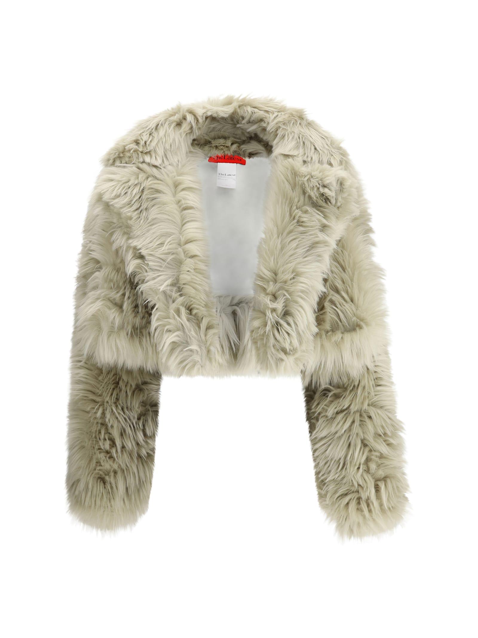 thelatest faux fur jacket