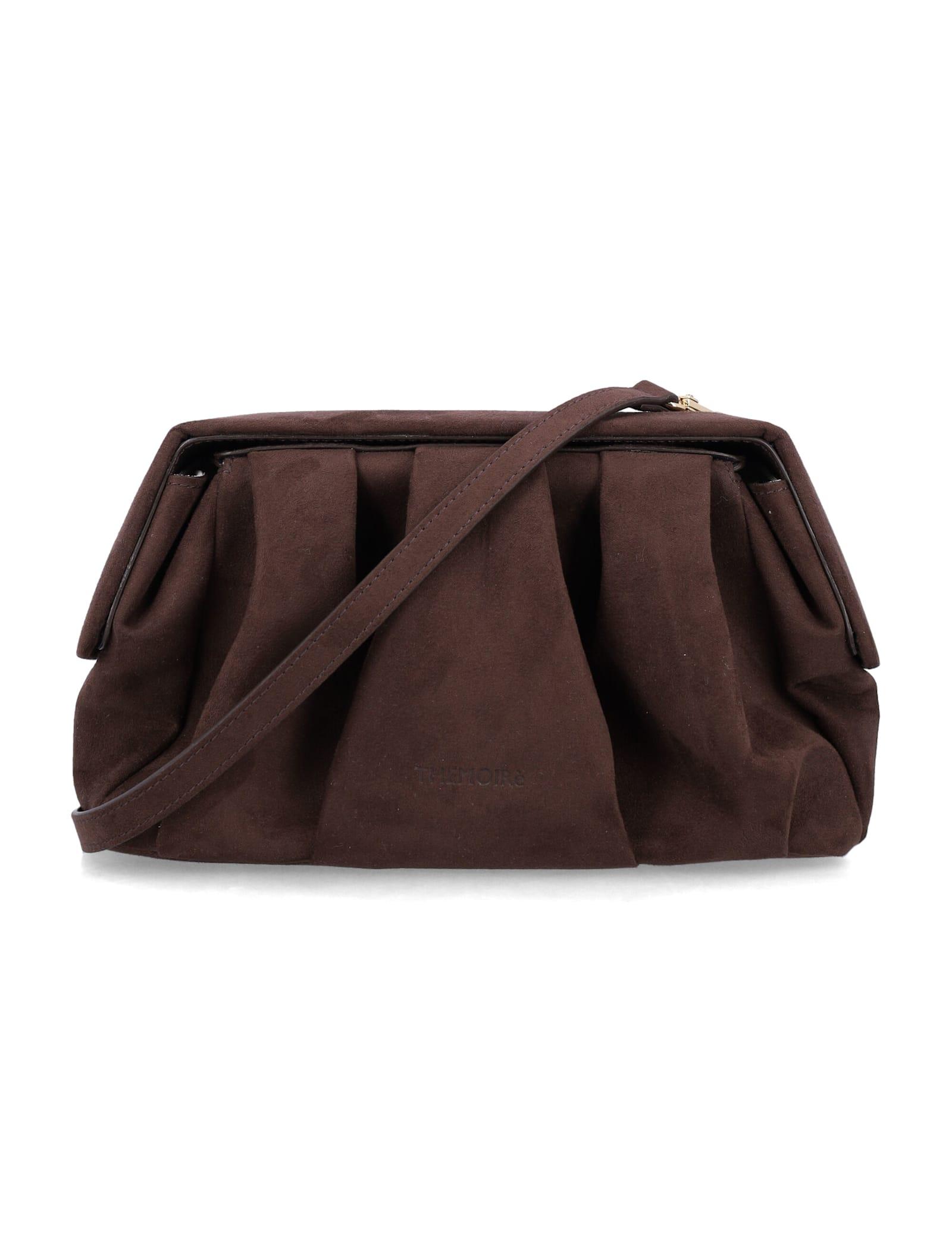 themoirè afrodite eco-suede clutch bag