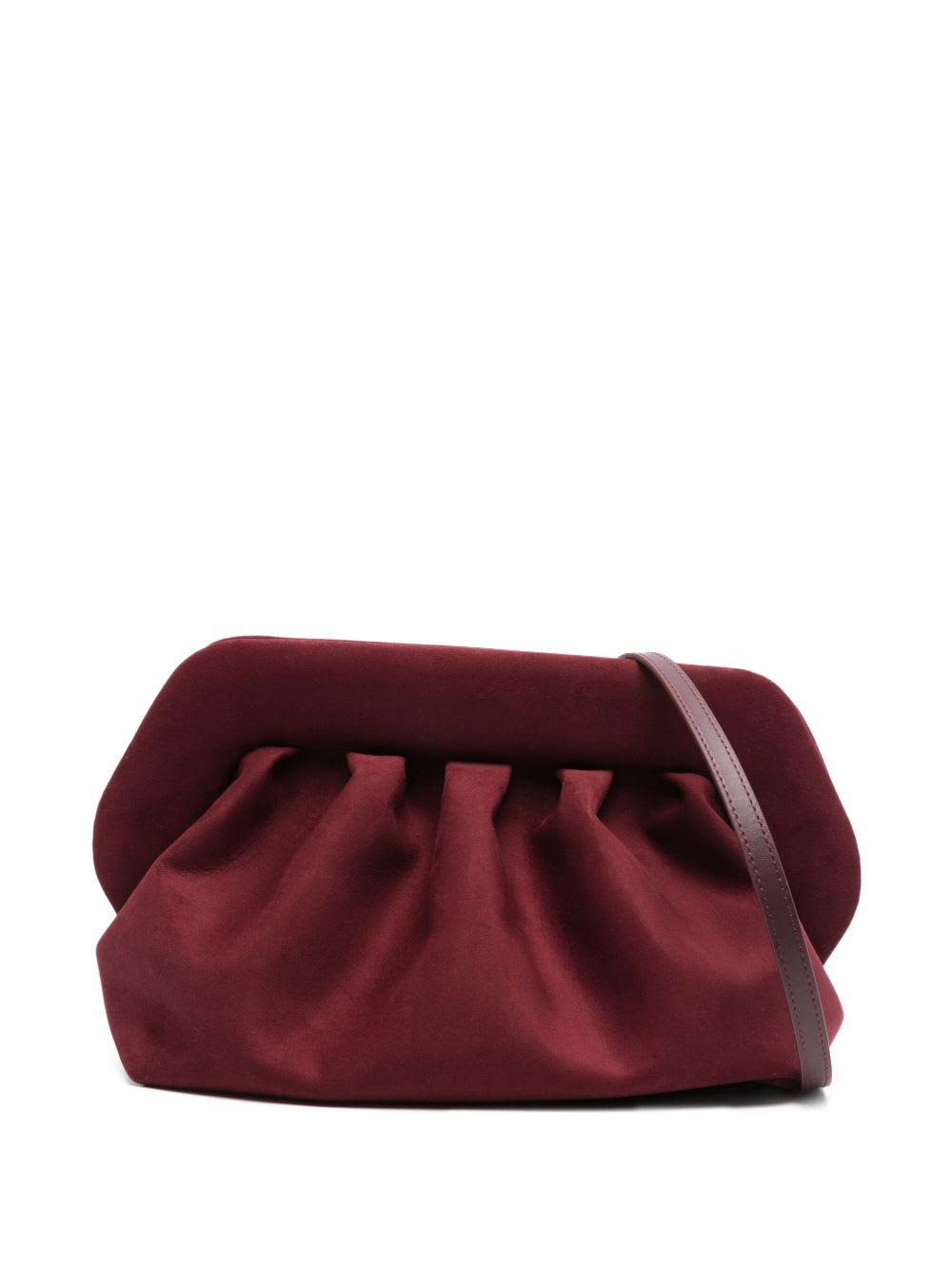 themoirè bios suede clutch