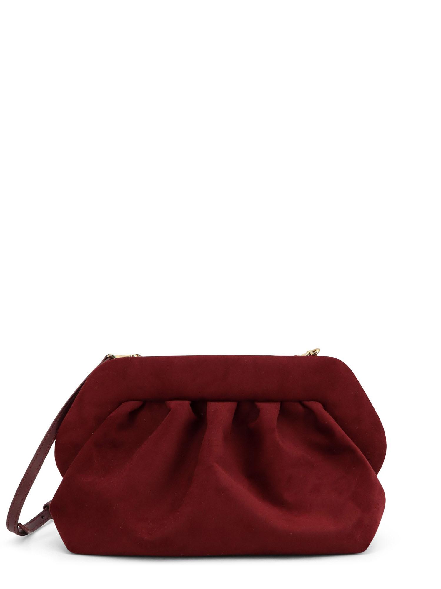 themoirè bios suede shoulder bag