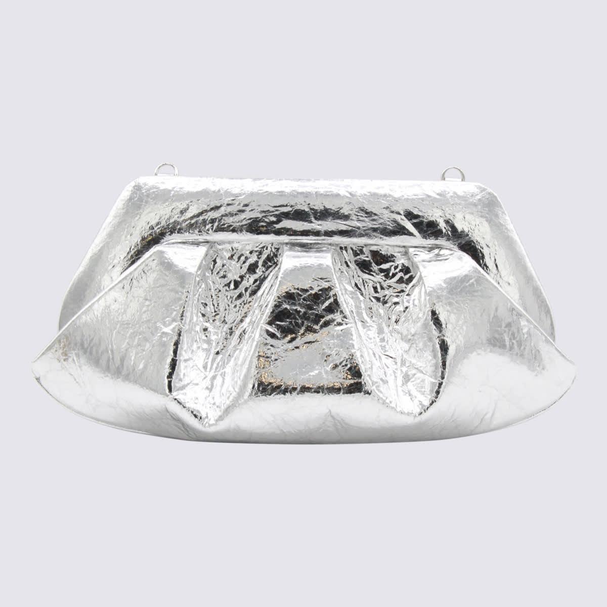themoirè silver emera clutches