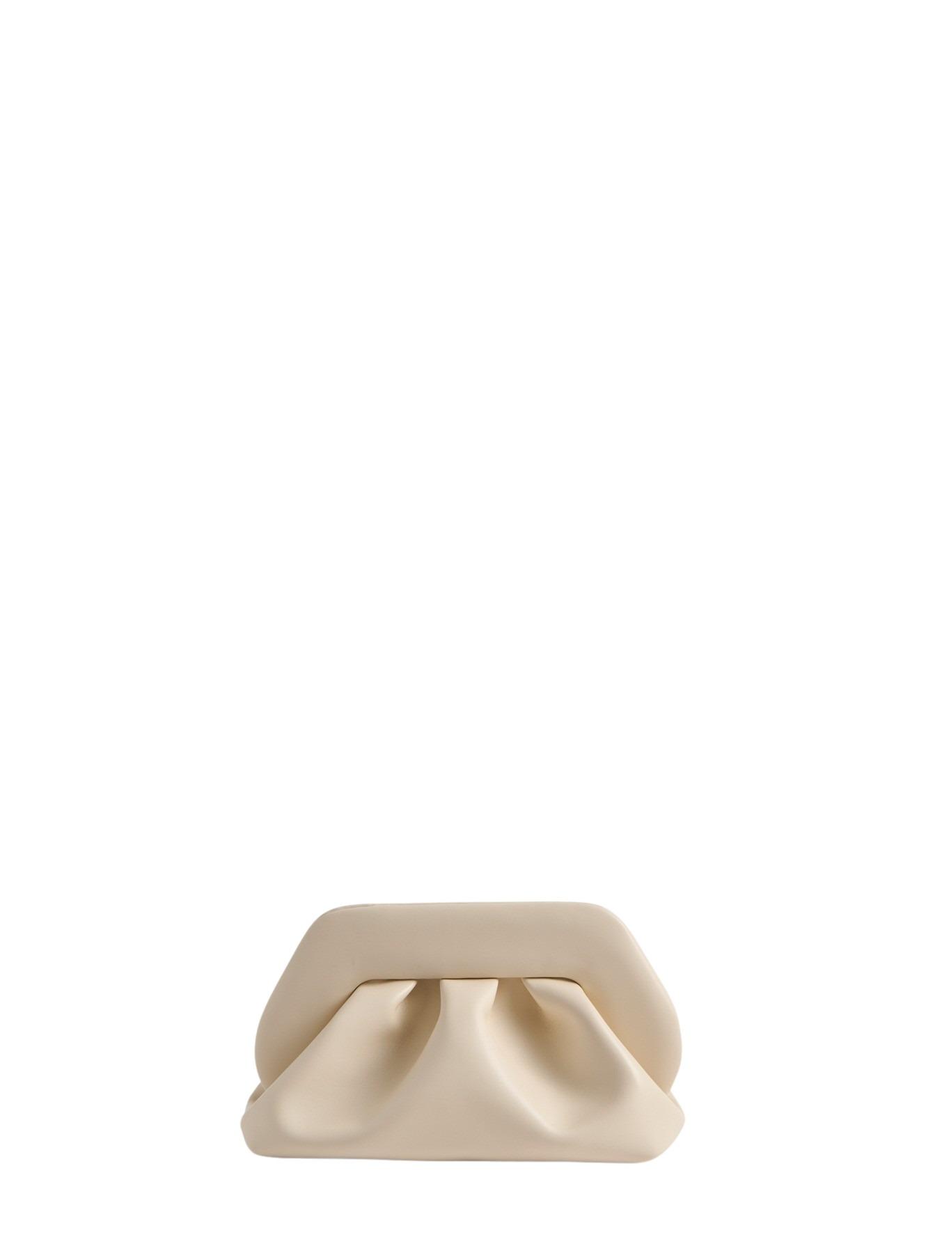 themoire bios medium vegan fabric white polyurethane bag - women