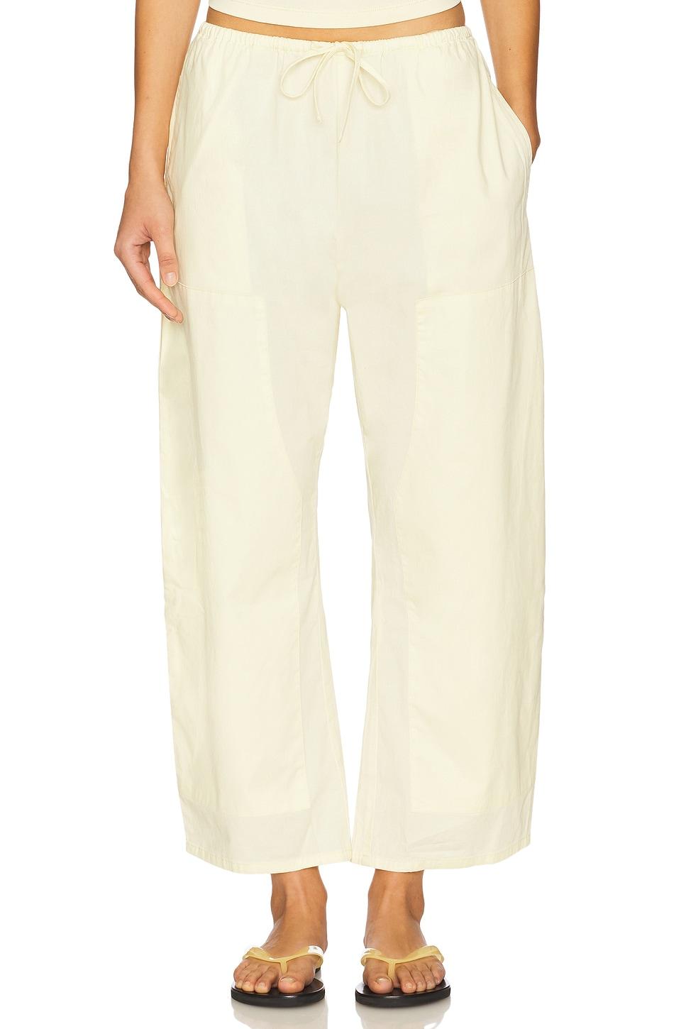 theo drawstring poplin pant