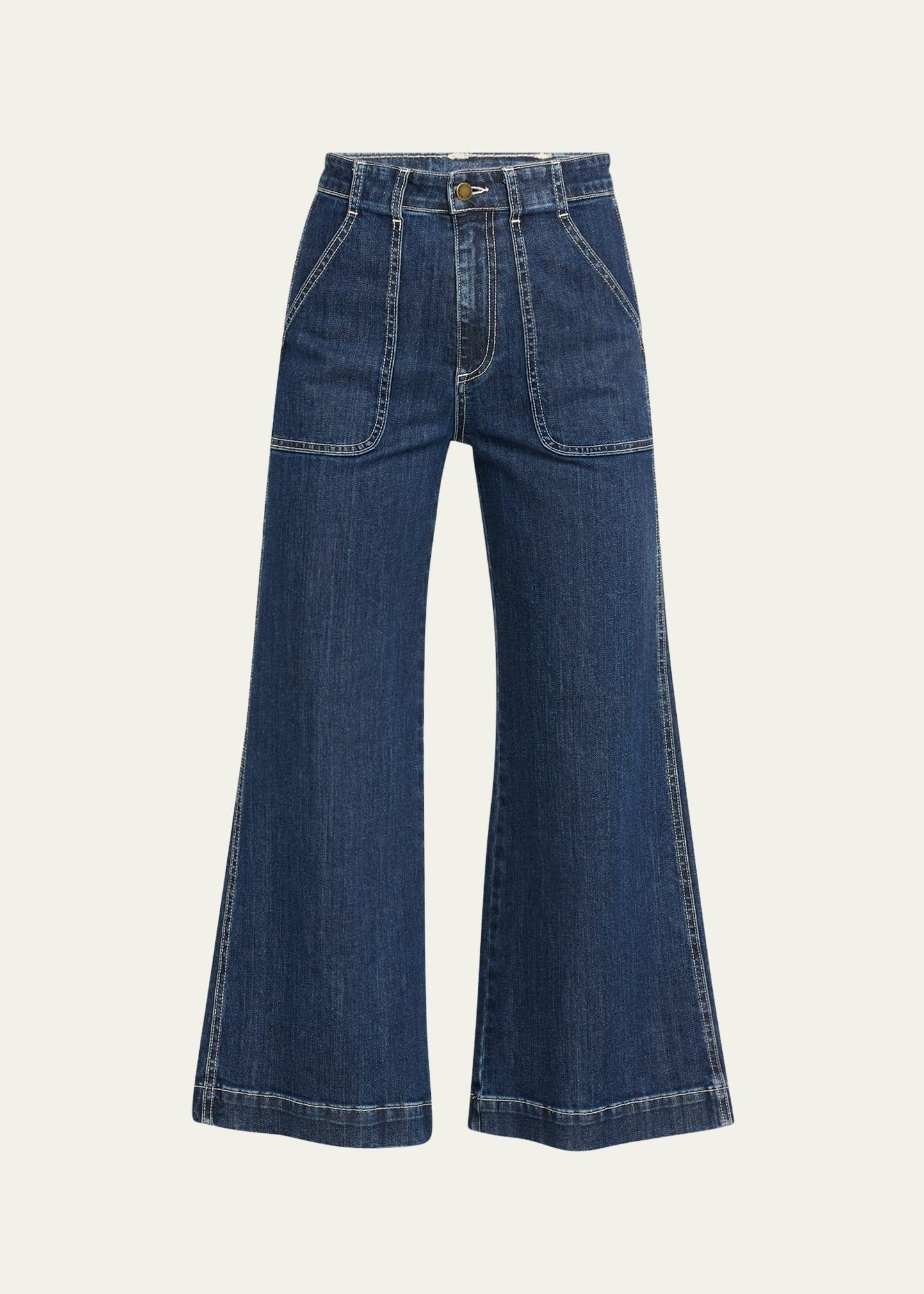 theodora cropped wide-leg jeans