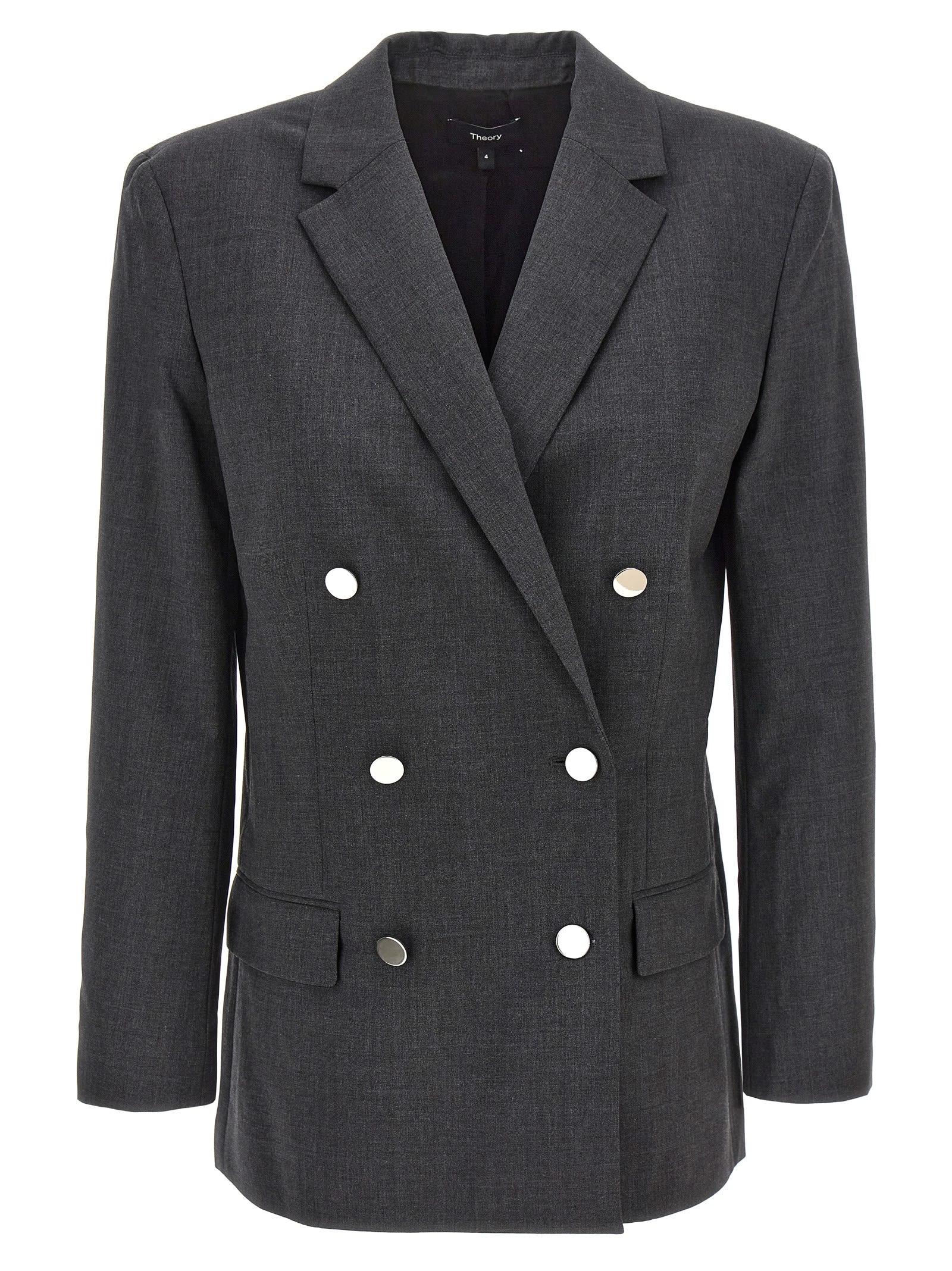 theory boxy blazer
