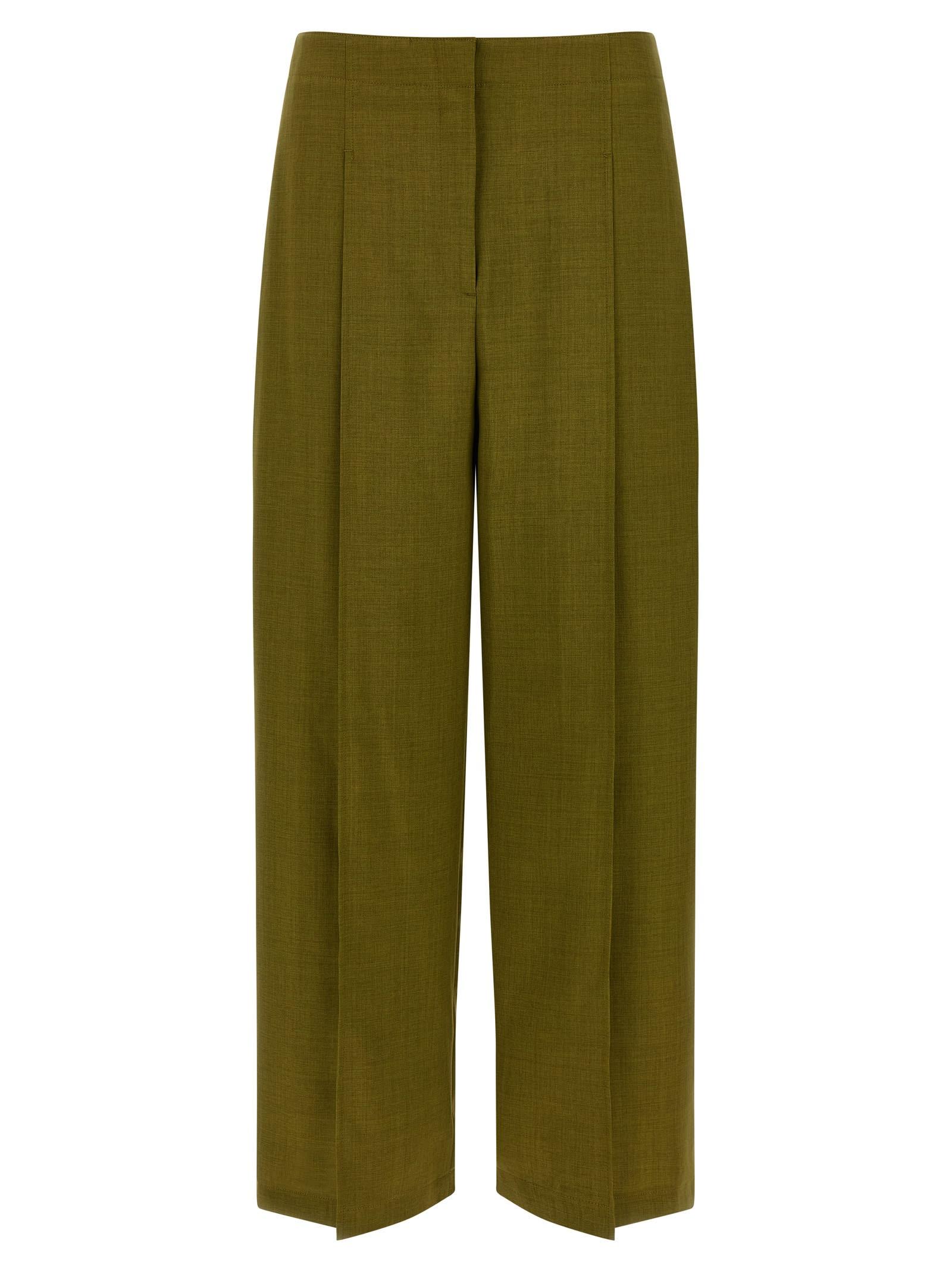 theory deep pleat pants