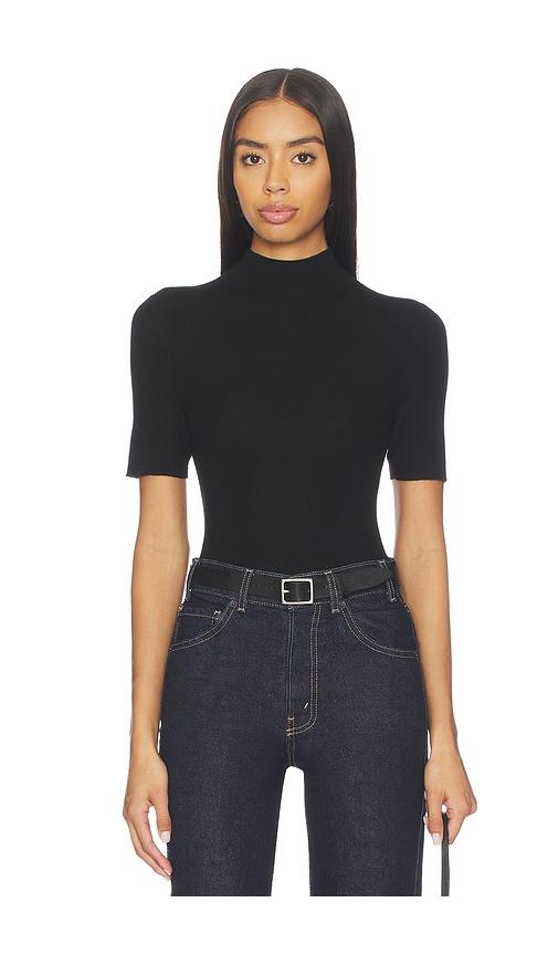 theory leenda b sweater in black.