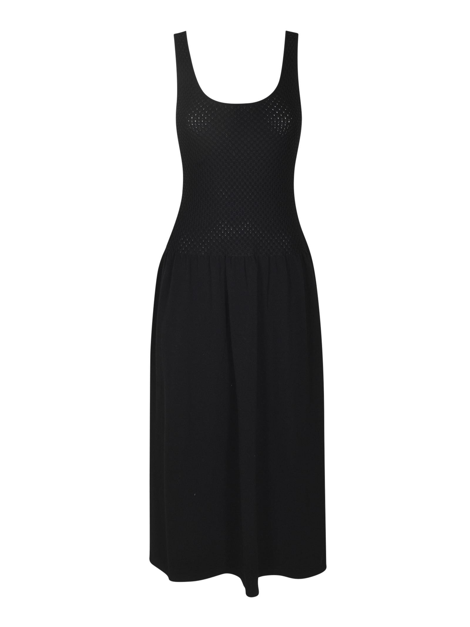 theory scoop-neck sleeveless knit dress