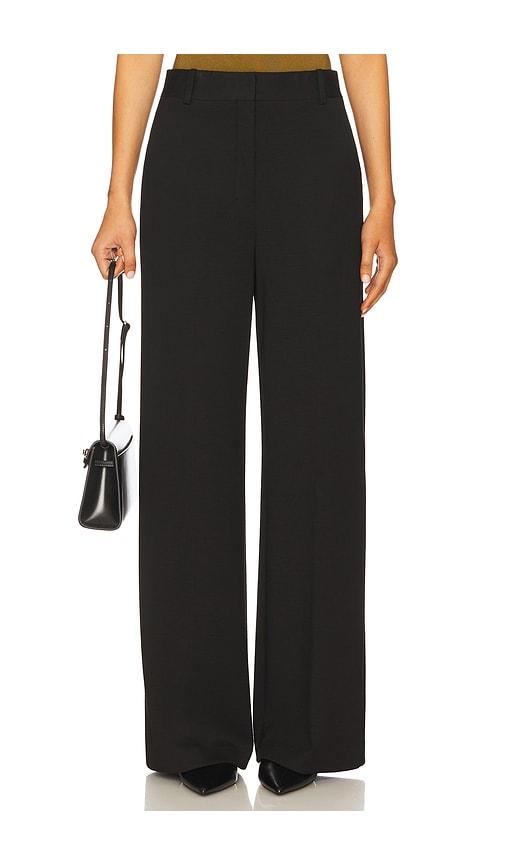 theory trouser pant in black.