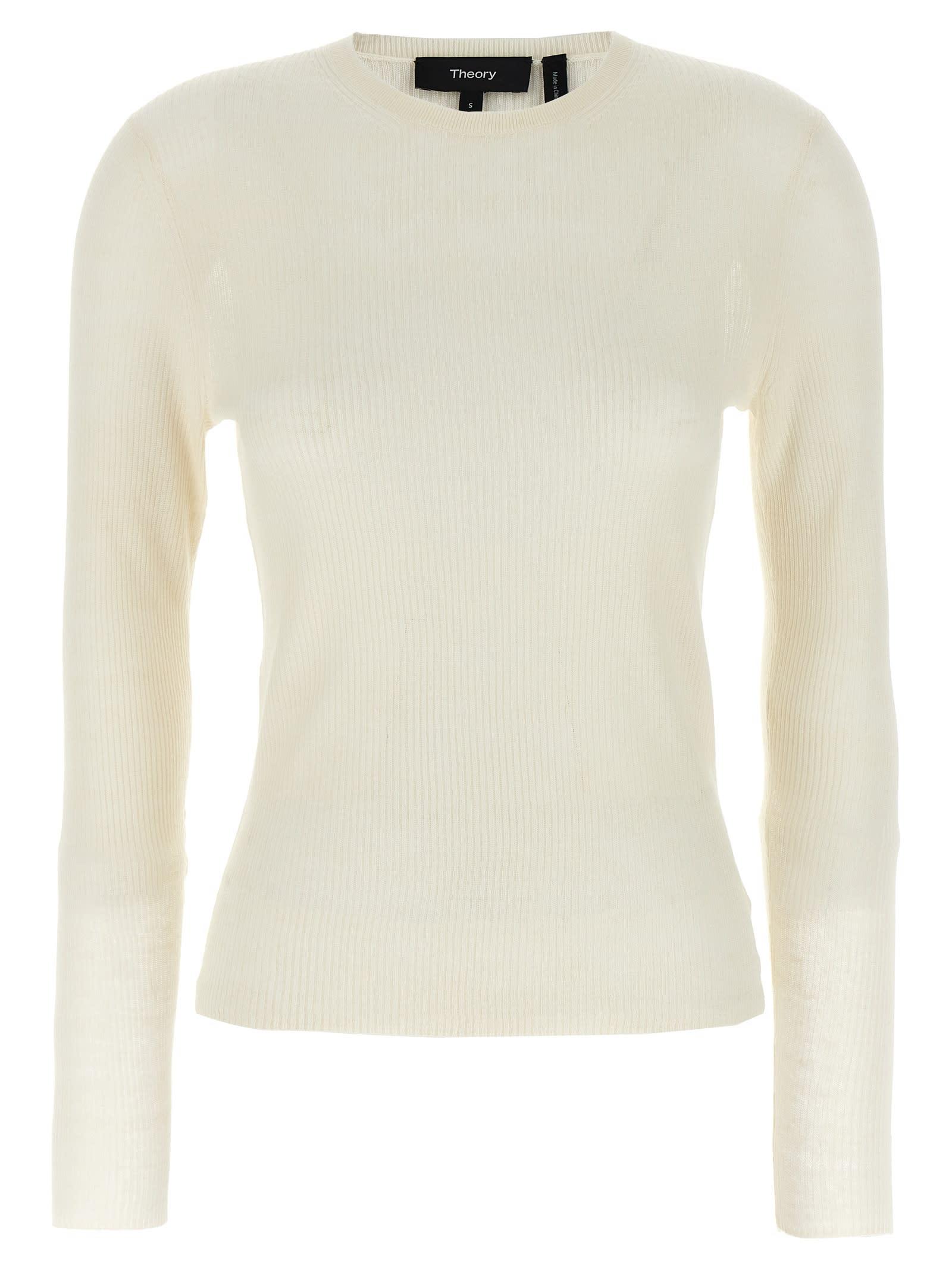 theory viscose linen sweater