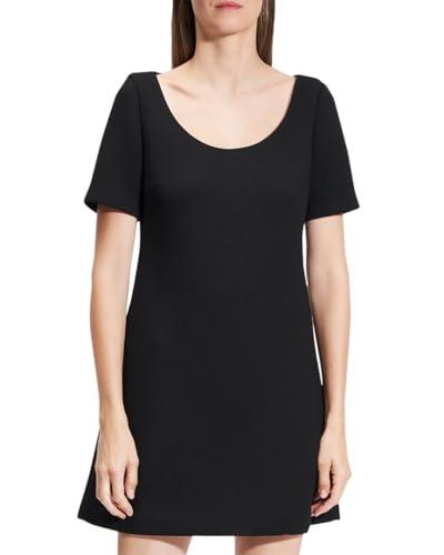 theory women's a line scoop dress black