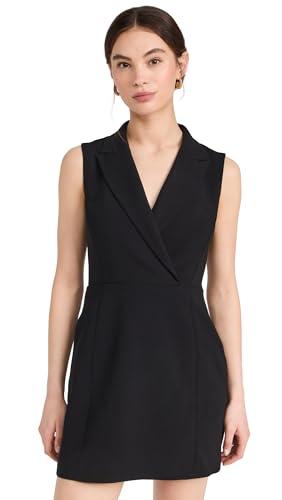 theory women's blazer teacup mini dress, black, 6
