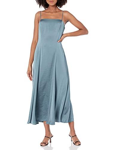 theory women's cami volume mini dress, seafoam, 8
