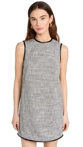 theory women's crew dress, black/black, 12