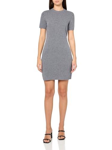 theory women's crew neck dress, ash melange