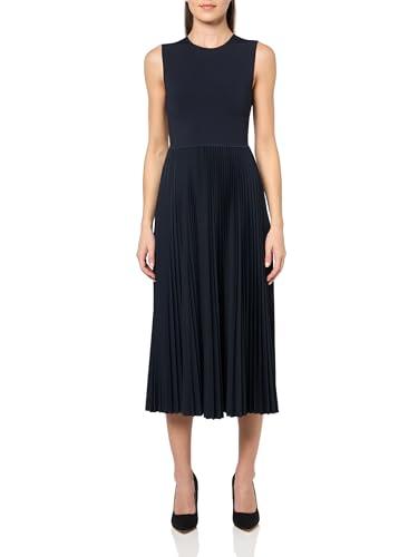 theory women's crew plt dress, nocturne navy