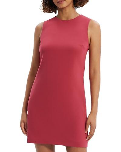 theory women's easy shift dress, deep rose