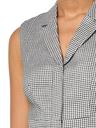 theory women's front zip mn dress black multi