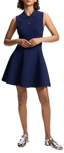 theory women's polo dress, midnight