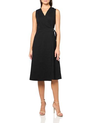 theory women's sl aline wrap dr, black