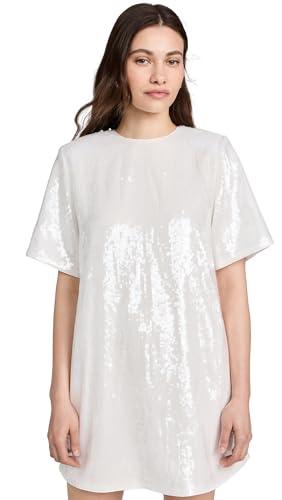 theory women's tee dress, white, l
