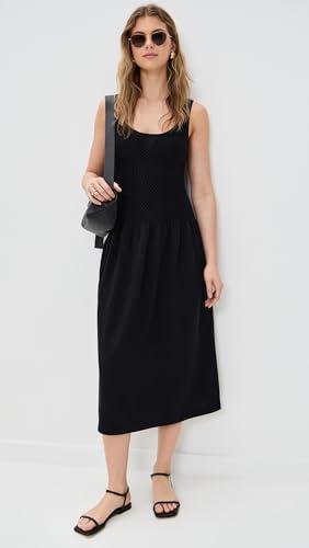 theory women's texture dress, black, xxs-xs