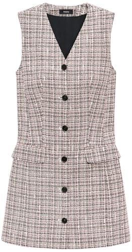 theory women's tweed blazer dress, multicolor