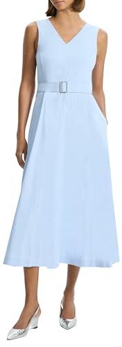 theory womens v-neck volume dress, skylight, 12 us