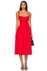 theresa midi corset dress