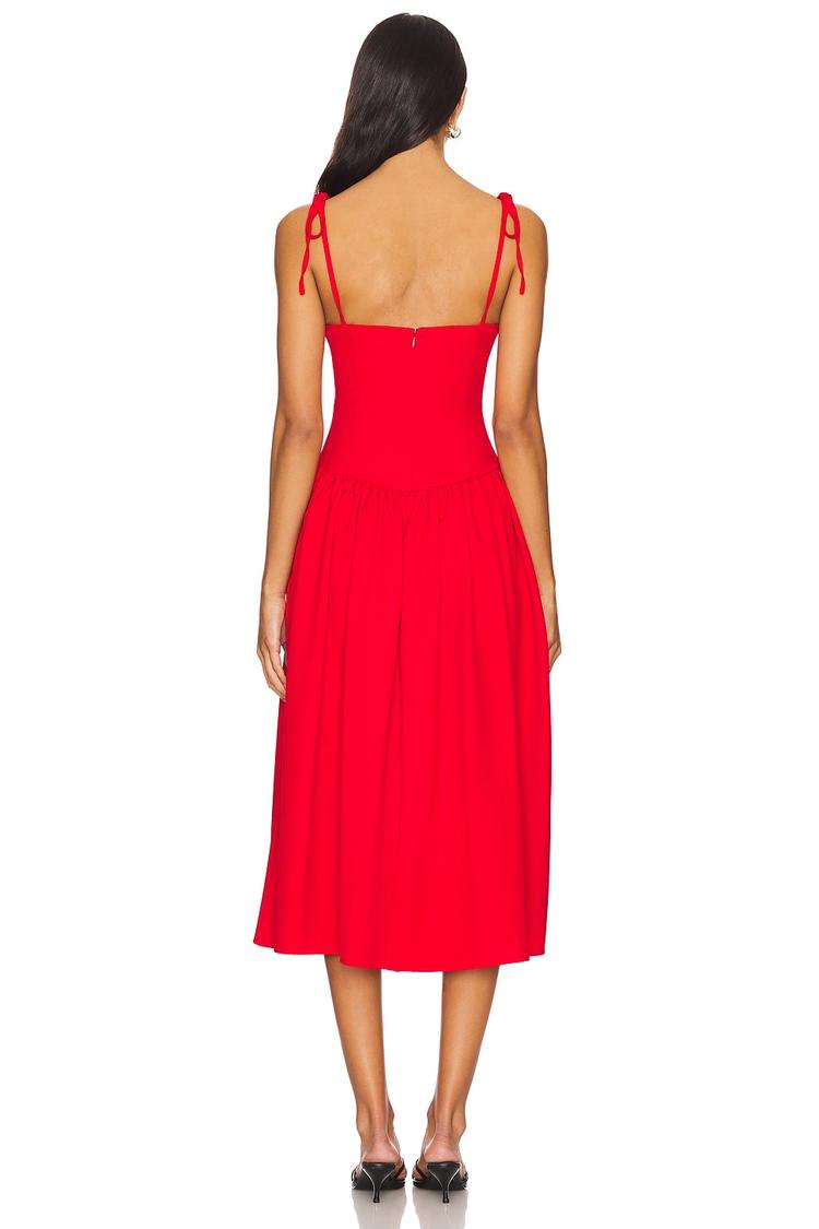 theresa midi corset dress