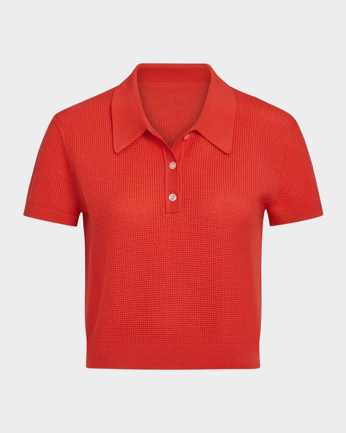 thermal cashmere polo
