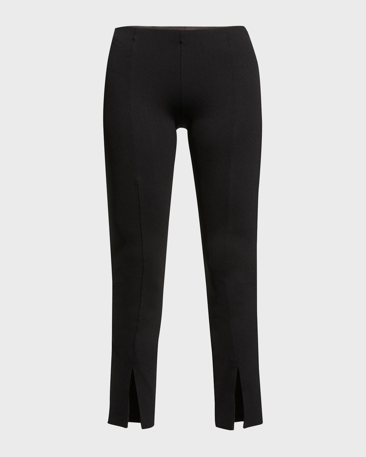 thilde slit-front skinny pants