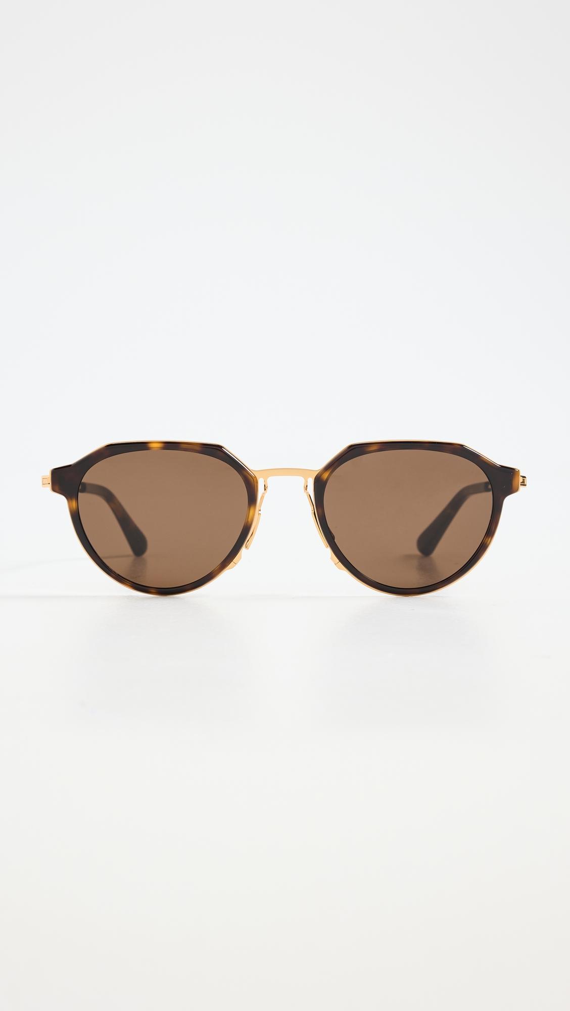 thin triangle oval sunglasses