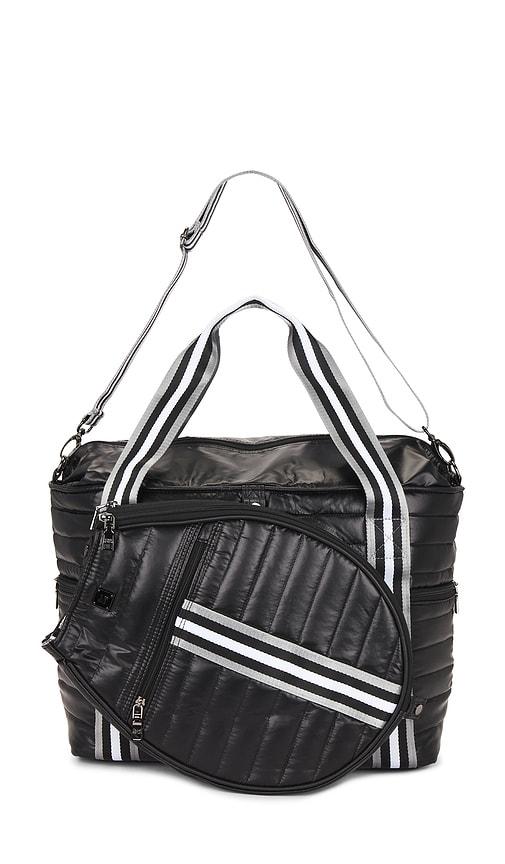 think royln love royln tennis bag in black.