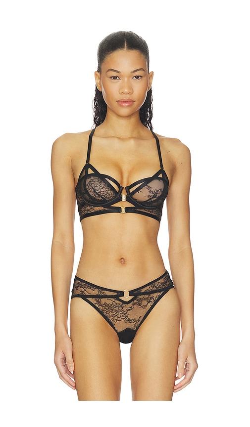 thistle and spire icon bra in black.