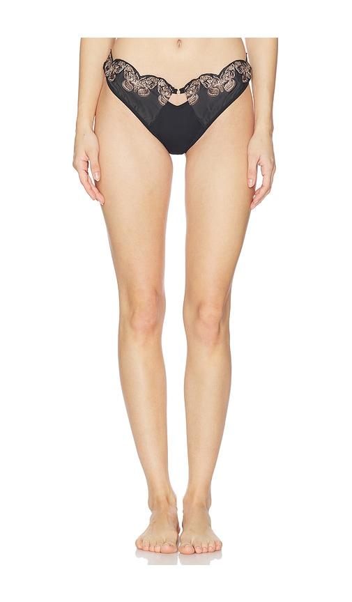 thistle and spire luna thong in black.