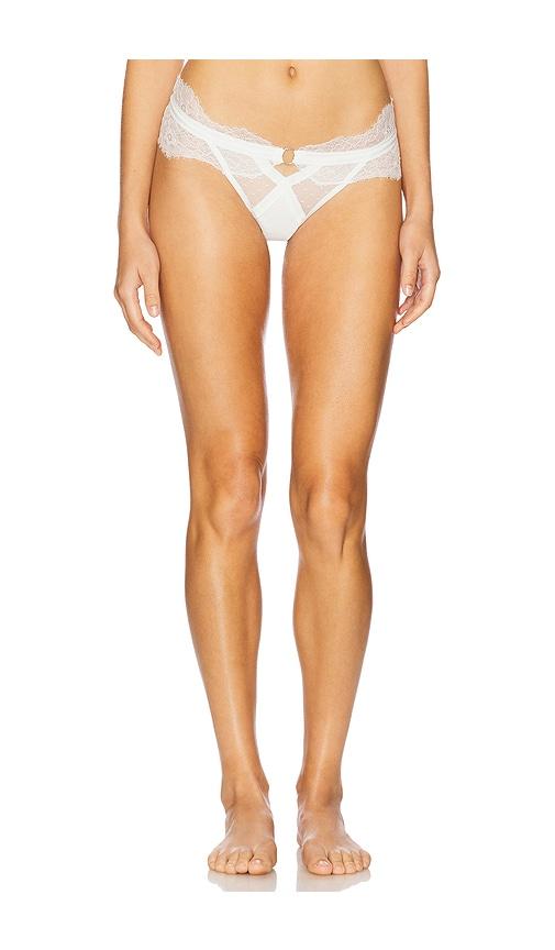 thistle and spire minna thong in ivory.