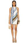 thistle halter mini dress