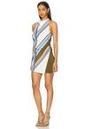 thistle halter mini dress