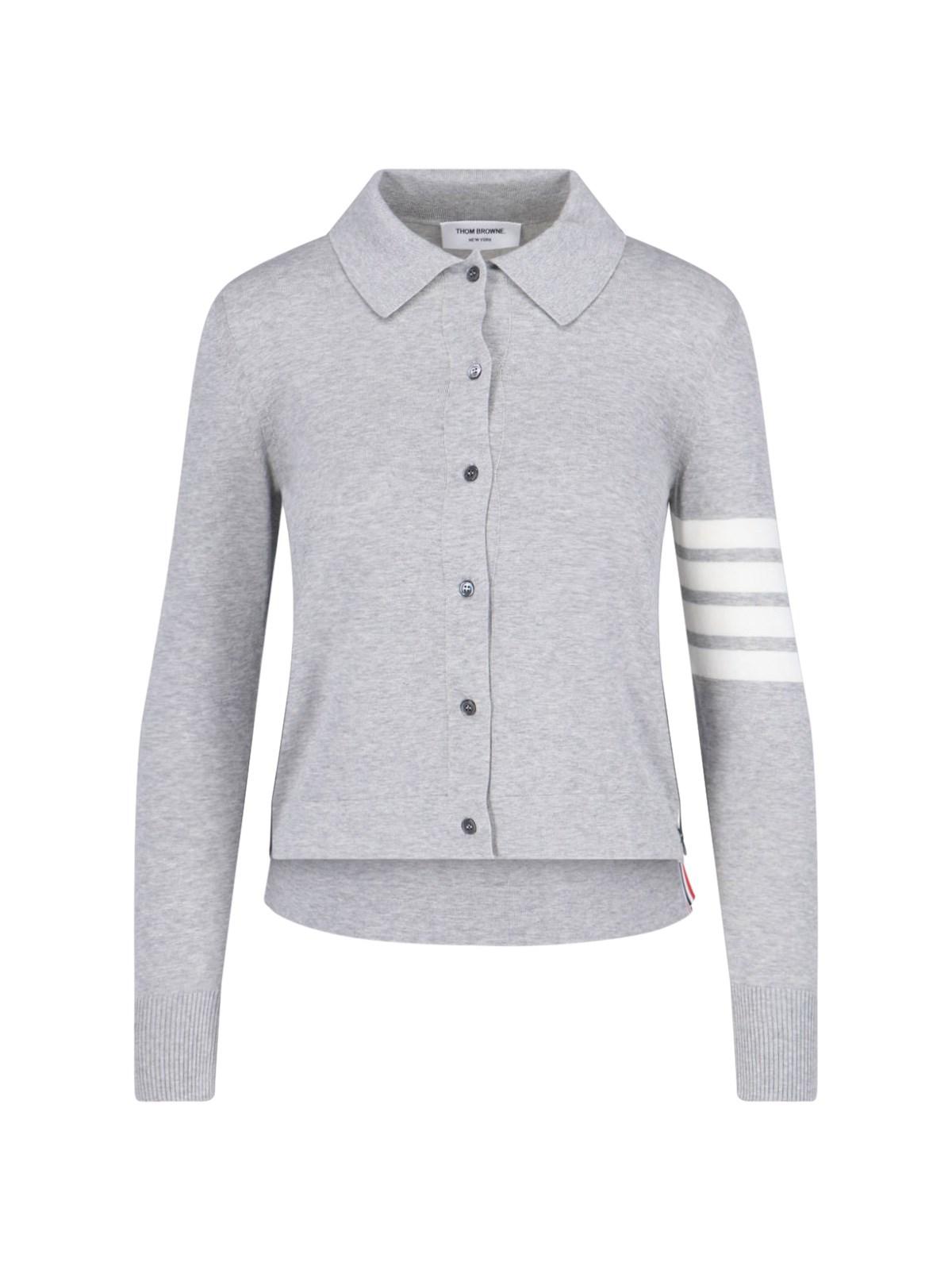 thom browne '4-bar' polo shirt