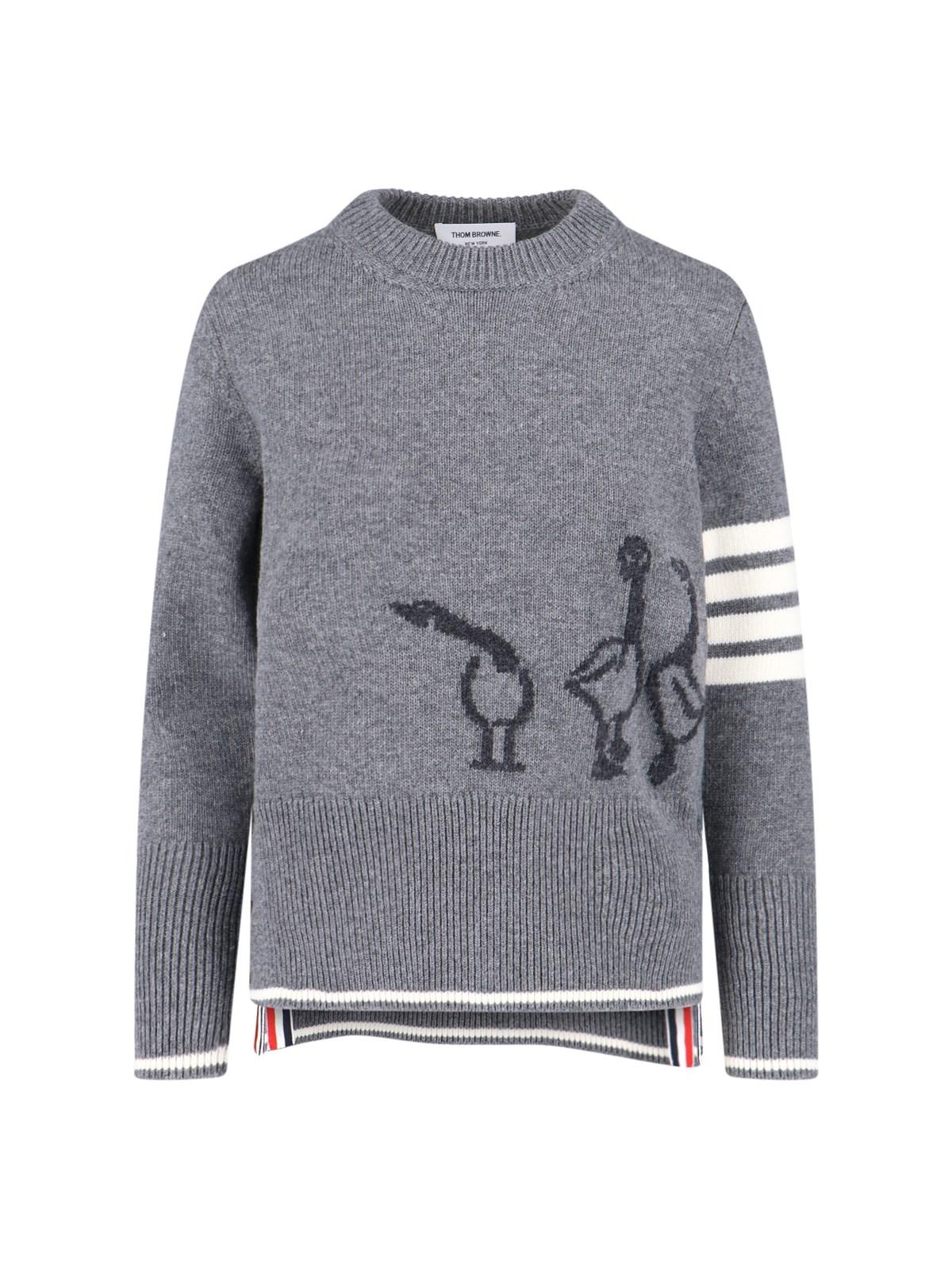 thom browne 'geese 4-bar' sweater
