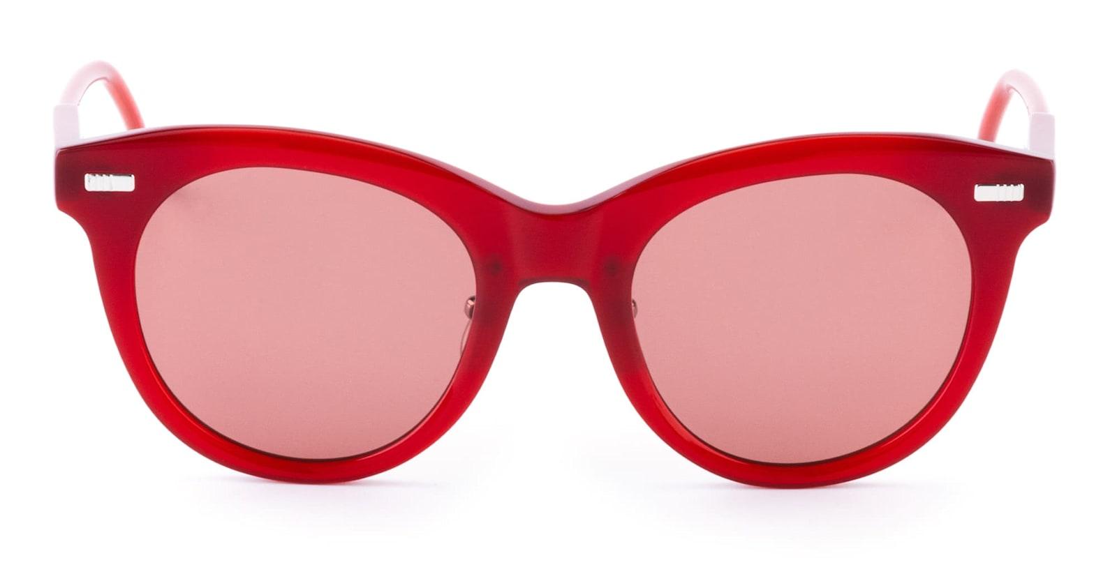 thom browne cat-eye - red sunglasses