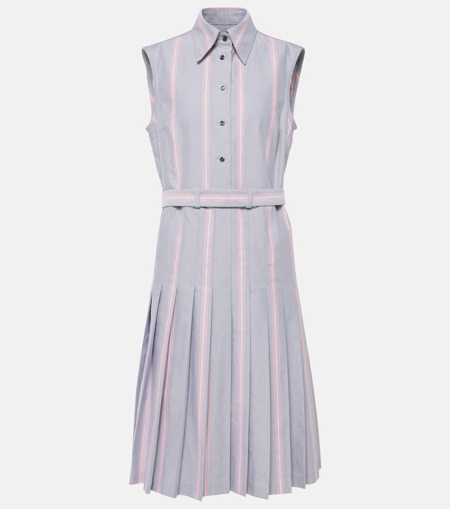 thom browne cotton midi dress