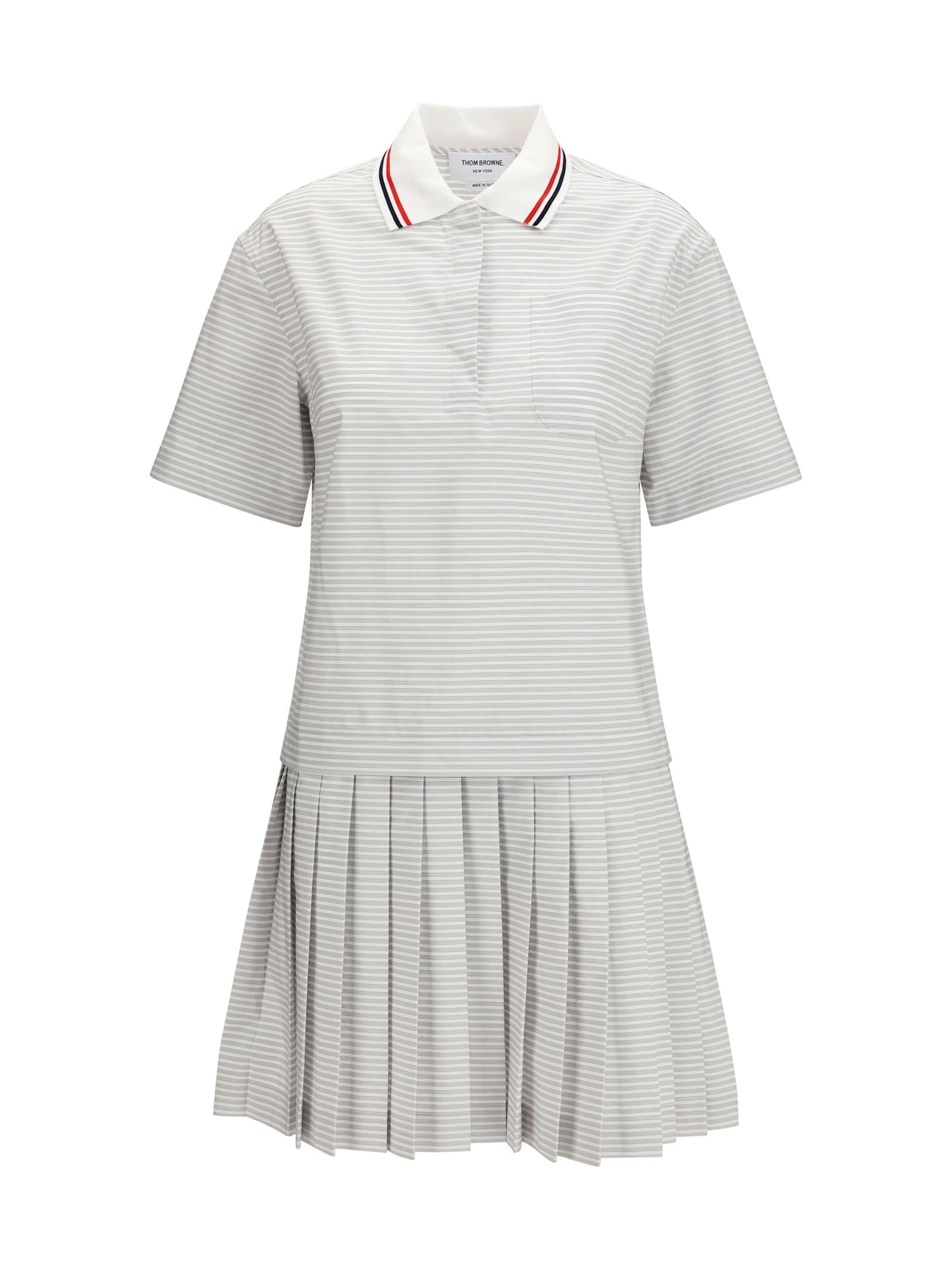 thom browne cotton polo dress