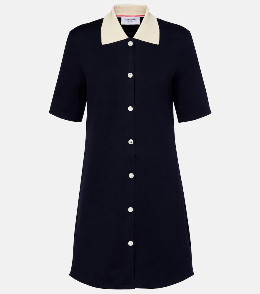 thom browne cotton polo dress