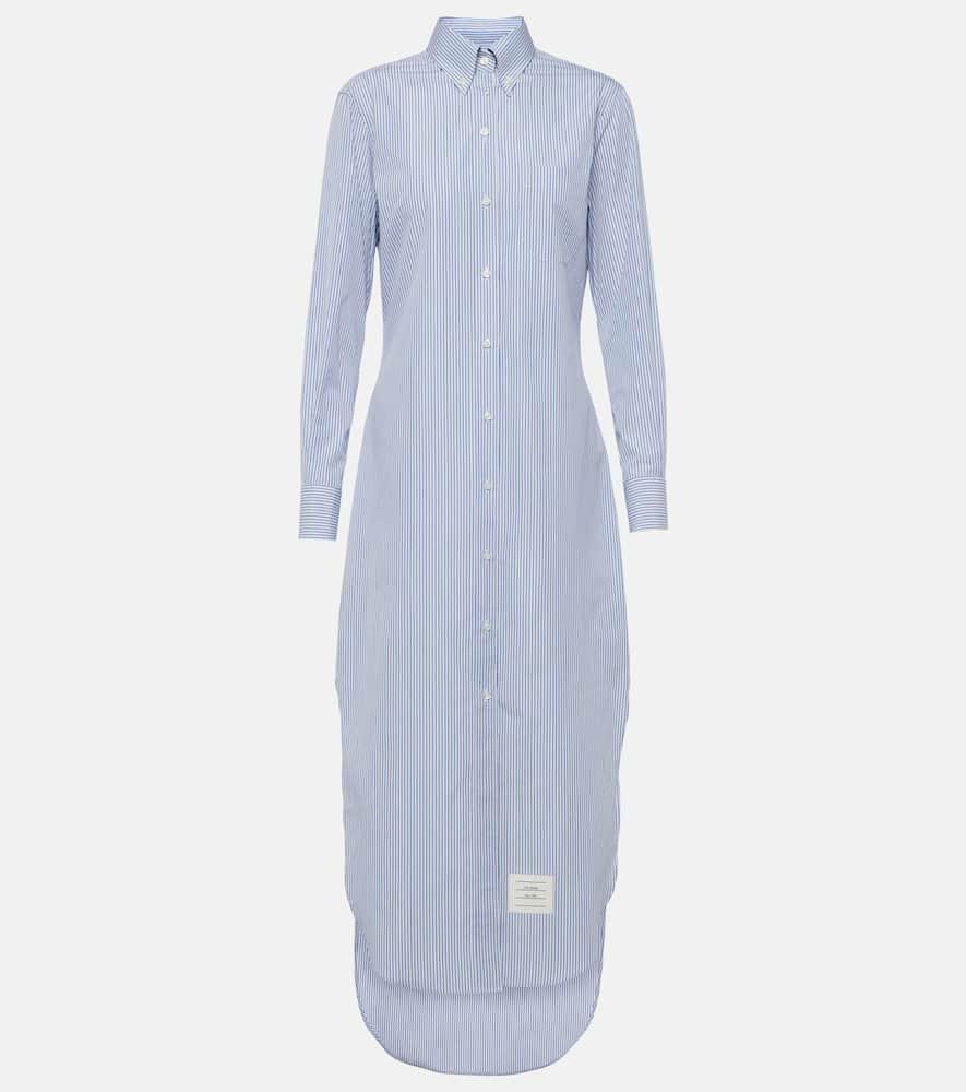 thom browne cotton shirt dress