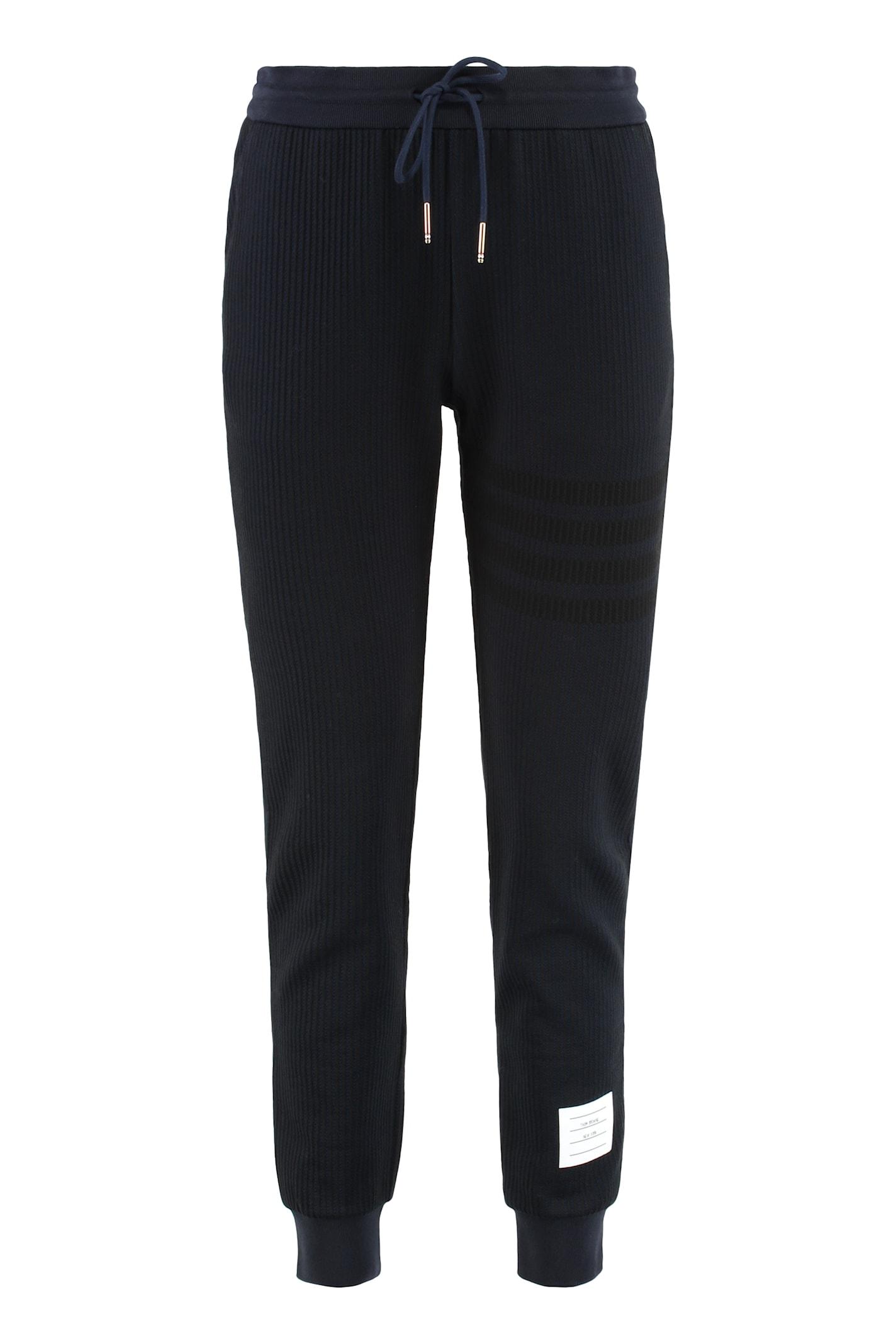 thom browne knitted track-pants