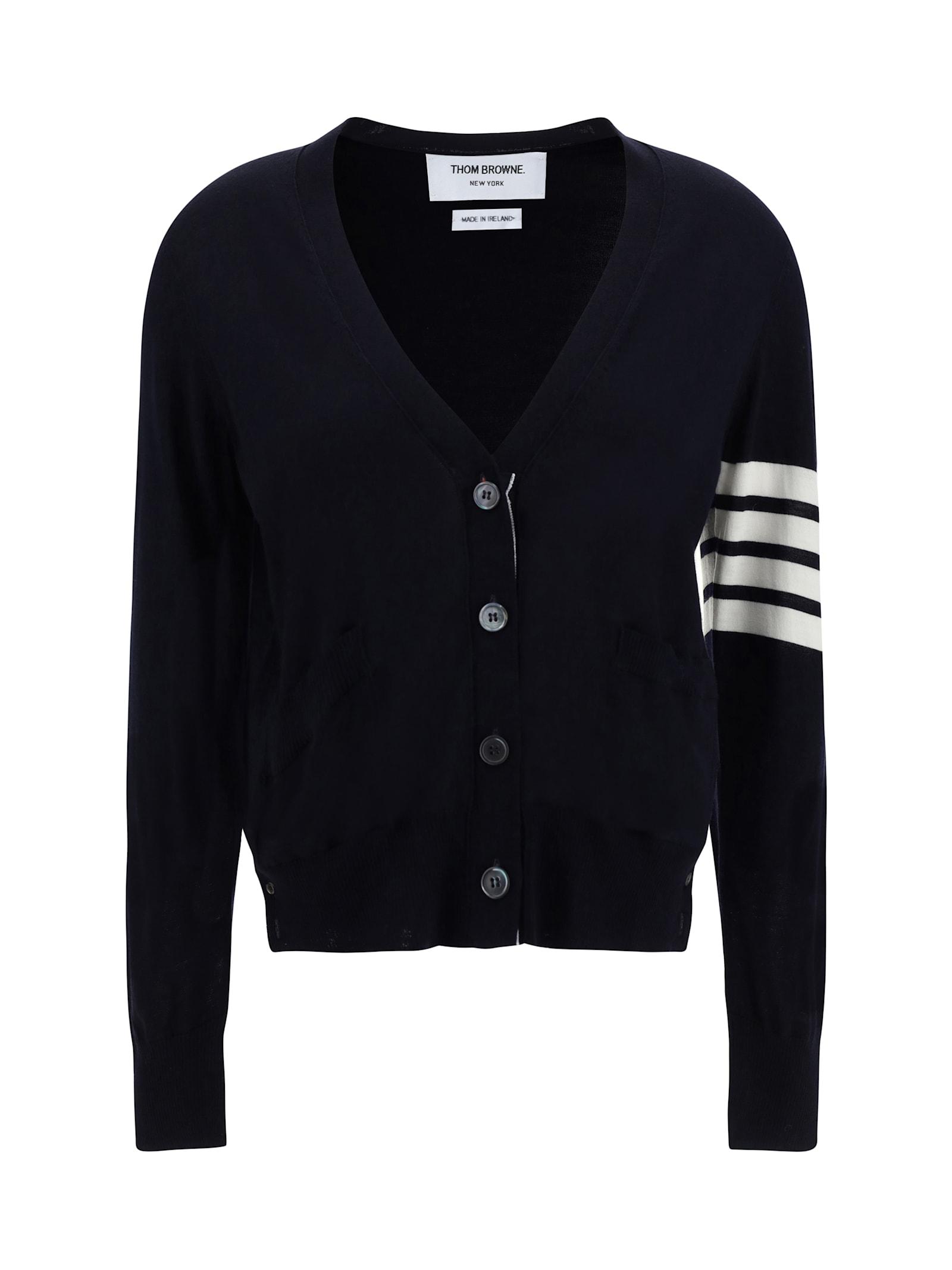 thom browne merino wool cardigan