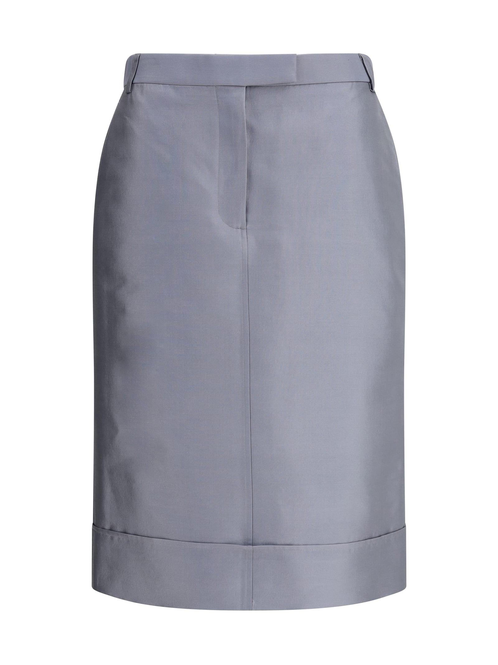 thom browne midi skirt