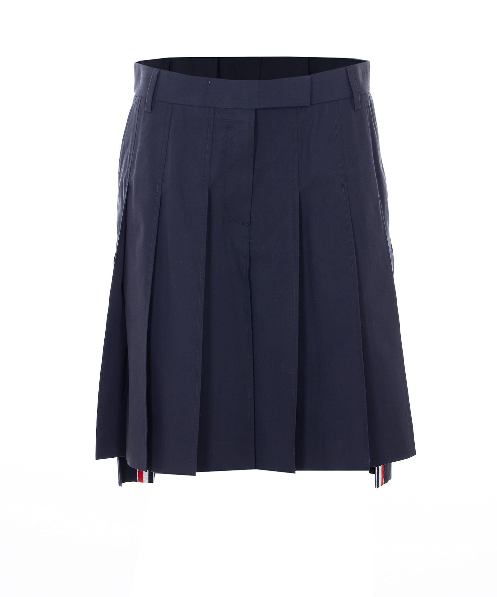 thom browne pleated skirt